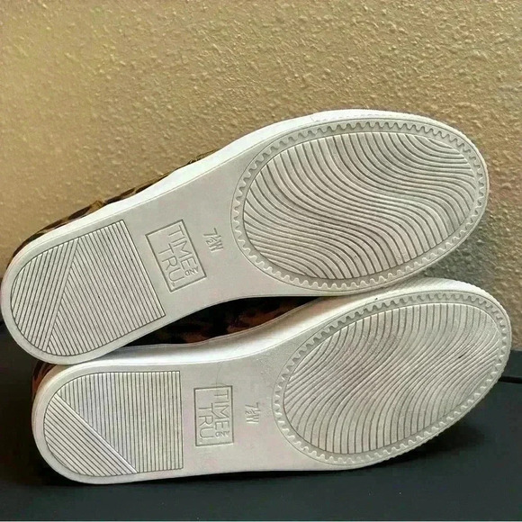 Time and Tru | Animal Print High Ankle Boots Size 7.5 - Picture 5 of 5